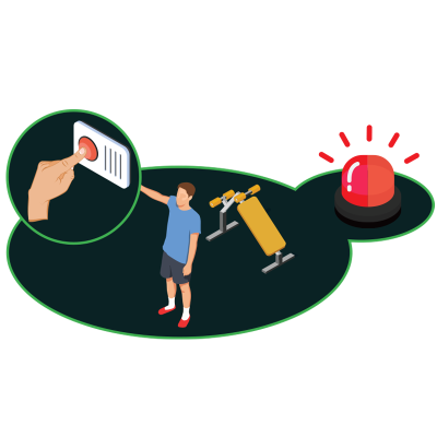 GymSafe-Services-Intercom-help-points Gym safety intercom style help points